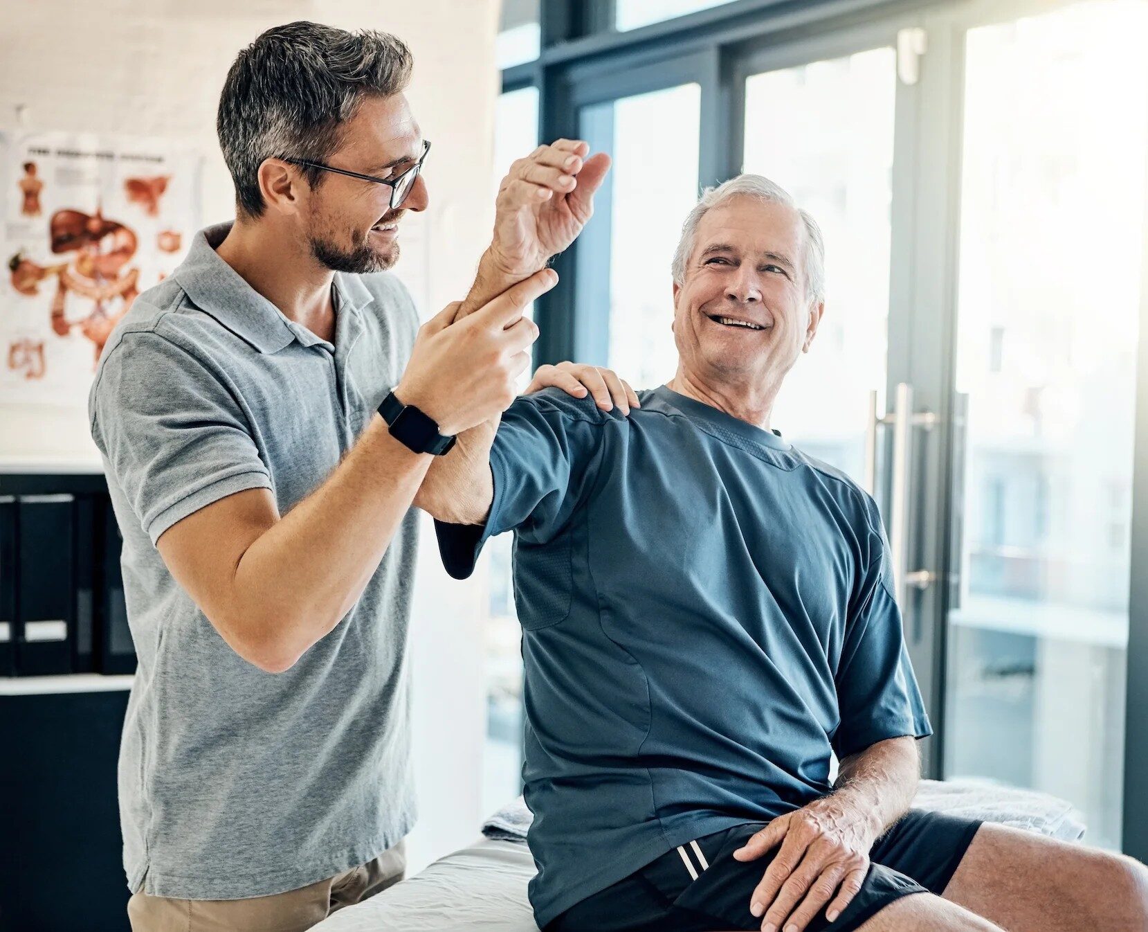 Elderly Patient on Physio Session